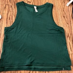 Lululemon dark green tank top